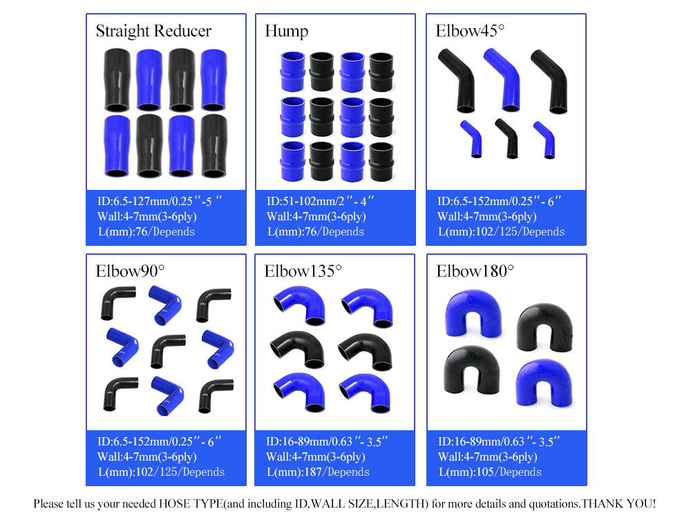 Армированные 4-слойные силиконовые шланги с изгибом под 45 градусов Синий черный автоматический силиконовый шланг